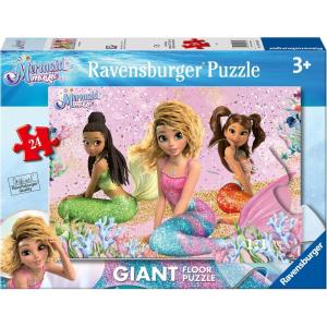 Ravensburger Mermaid Magic 24 Piece Giant Floor Puzzle for Kids 3+