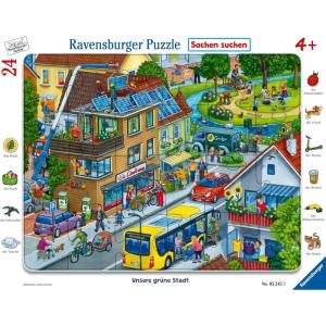 Ravensburger Our Green City 24 Piece Frame Puzzle for Kids 4+