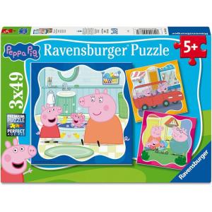 Ravensburger Peppa Pig 3×49 Piece Puzzle Set for Kids 5+