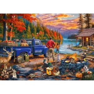 Ravensburger Sunset Lake Large Format 300 Piece Puzzle for Adults