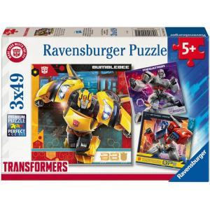 Ravensburger Transformers 3×49 Piece Puzzle Set for Kids 5+