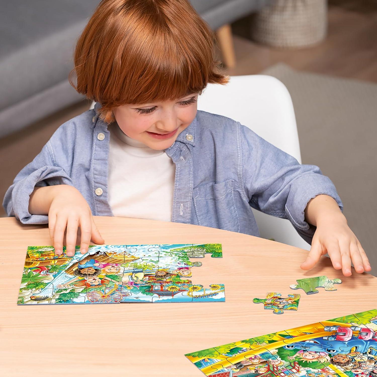 image:imageRavensburger Amusement Park Fun 2x24 Piece Puzzle for Kids 4