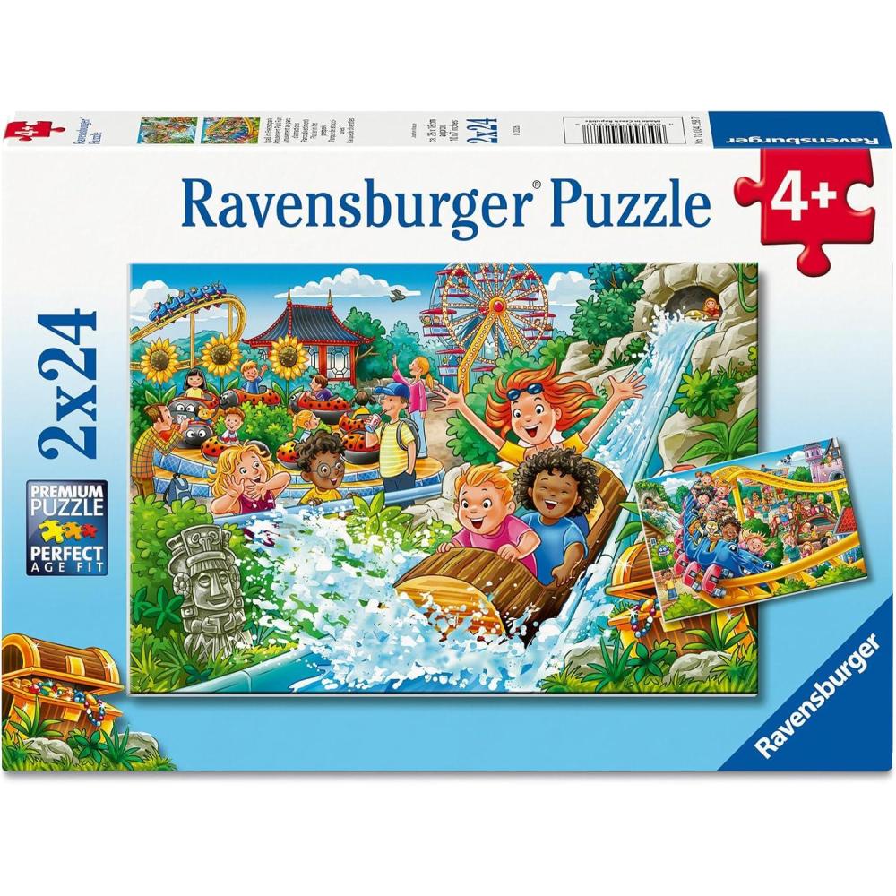 image:imageRavensburger Amusement Park Fun 2x24 Piece Puzzle for Kids 4