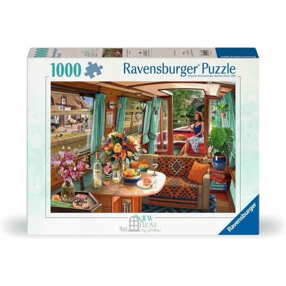 image:imageRavensburger Canal Boat 1000 Piece Puzzle for Adults