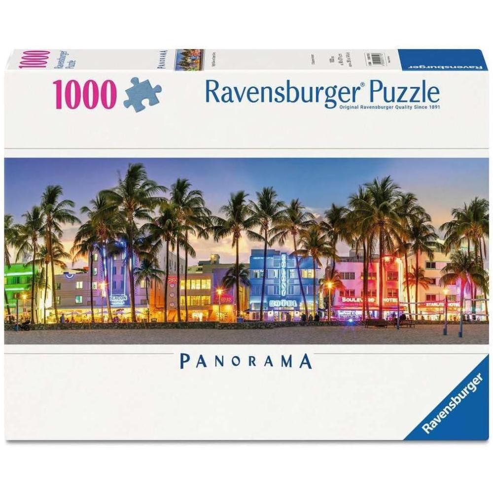 image:imageRavensburger Night Glow on Ocean Drive 1000 Piece Puzzle for Adults
