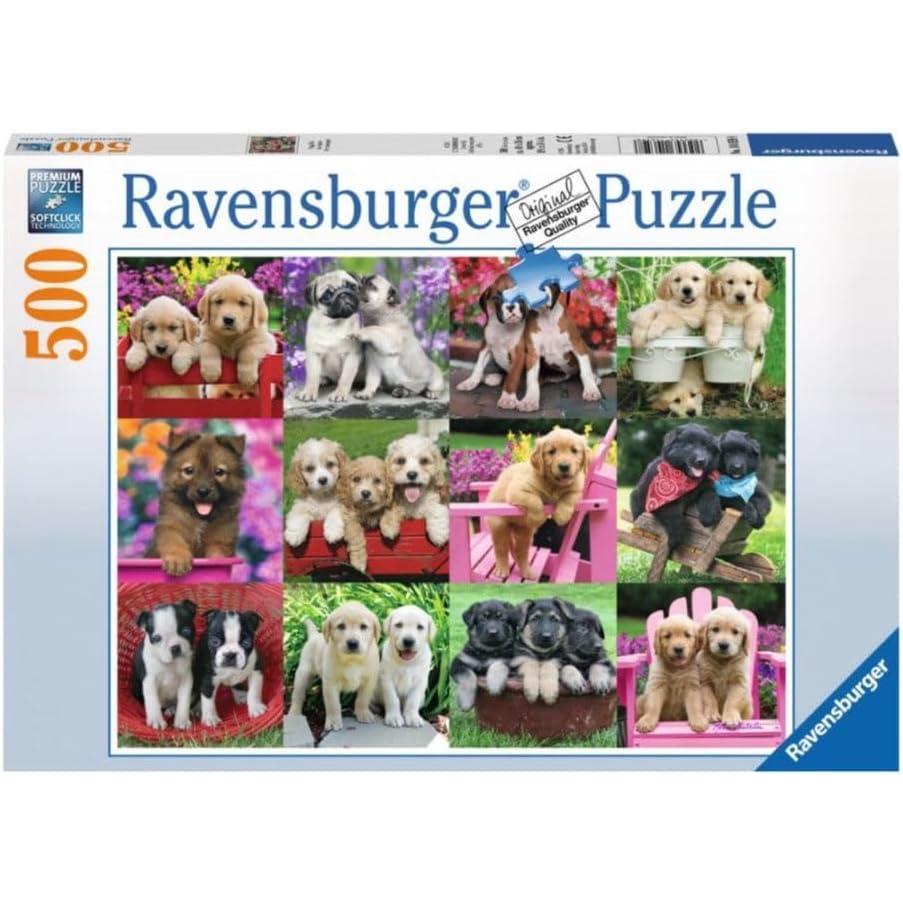 image:imageRavensburger Puppy Pals Jigsaw Puzzle 500 Unique Pieces Softclick Technology Fun and Educational Toy for Kids and Adults FSC Certified MaterialsOriginal Packaging