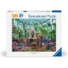 Ravensburger Greenhouse Morning 500 Piece Puzzle – Unique Artistic Experience | Materials Technology | Ideal for Family Gatherings | FSC-Certified Materials(New Packaging)
