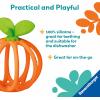 Ravensburger Play+ Sensory Teething Ball – Orange – Gentle Teething Relief – Easy-to-Grasp Design – Engages Fine Motor Skills