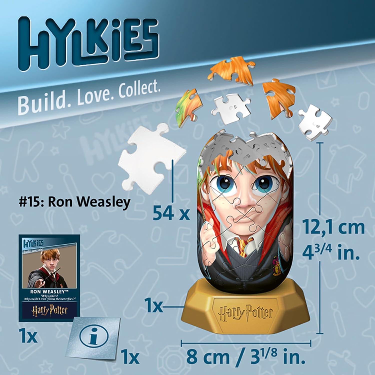 image:imageRavensburger Hylkies Ron Weasley 54 Piece Collectible 3D Puzzle