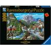 Ravensburger Welcome to Banff 1000 Piece Jigsaw Puzzle for Adults – 12000494 – Handcrafted Tooling, Made in Germany, Every Piece Fits Together Perfectly(Original Packaging)