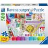 Ravensburger 16440 Needlework Station – 500-Piece Jigsaw Puzzle | Large, Easy-to-Handle Pieces | Unique Softclick Technology | Ideal for Adults