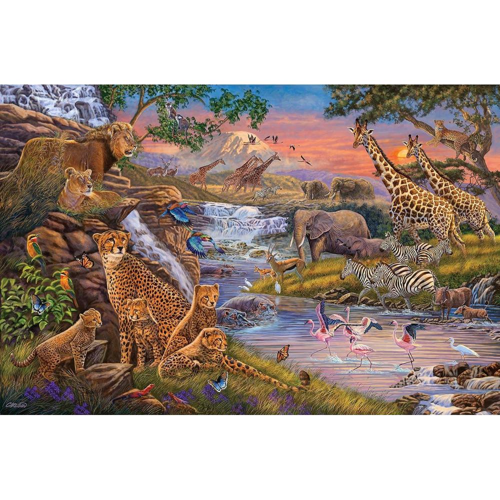 image:imageRavensburger Animal Kingdom 3000 Piece Jigsaw Puzzle Engaging Family Activity Imagery Perfect Interlocking Fit FSC Certified Materials Ideal Gift for Adults and Kids