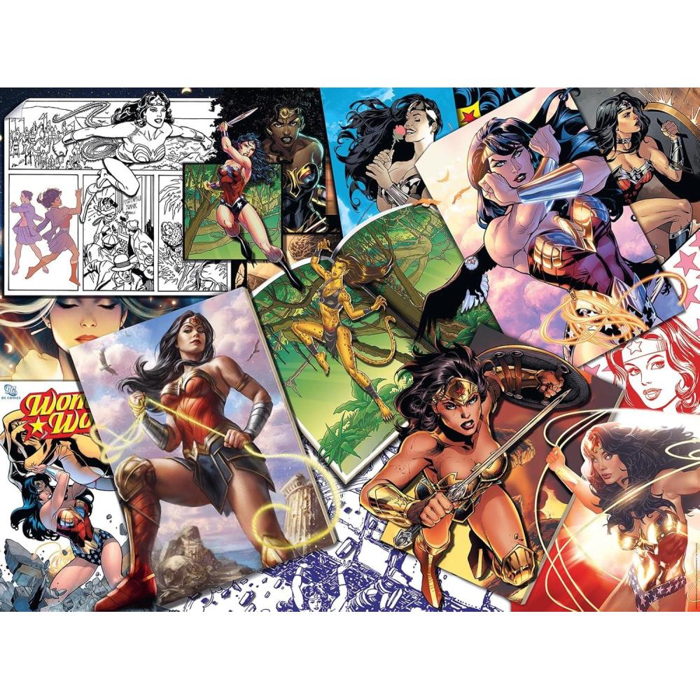 image:imageRavensburger DC Wonder Woman 1500 Piece Jigsaw Puzzle for Adults 12000437 Handcrafted Tooling Made in Germany Every Piece Fits Together PerfectlyNew Packaging
