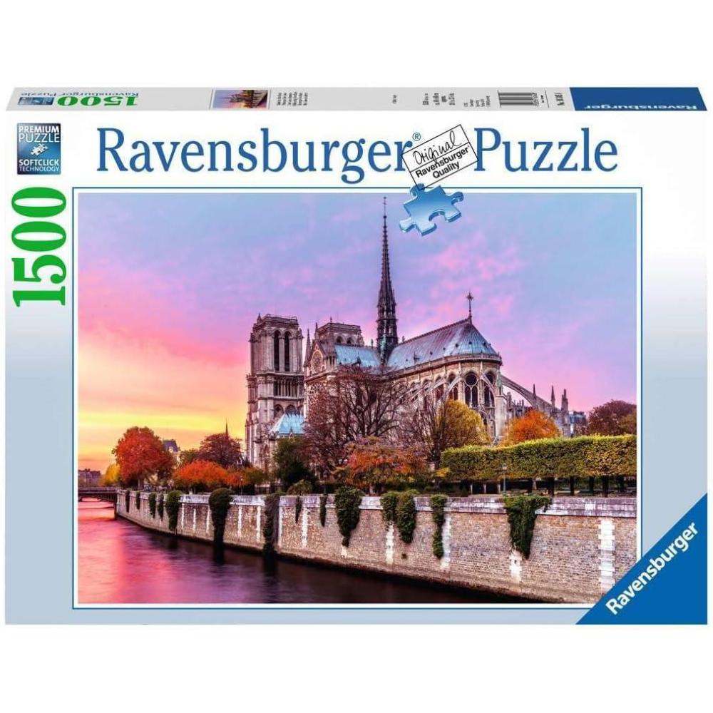 image:imageRavensburger Picturesque Notre Dame 1500 Piece Jigsaw Puzzle for Adults 16345 Every Piece is Unique Softclick Technology Means Pieces Fit Together Perfectly