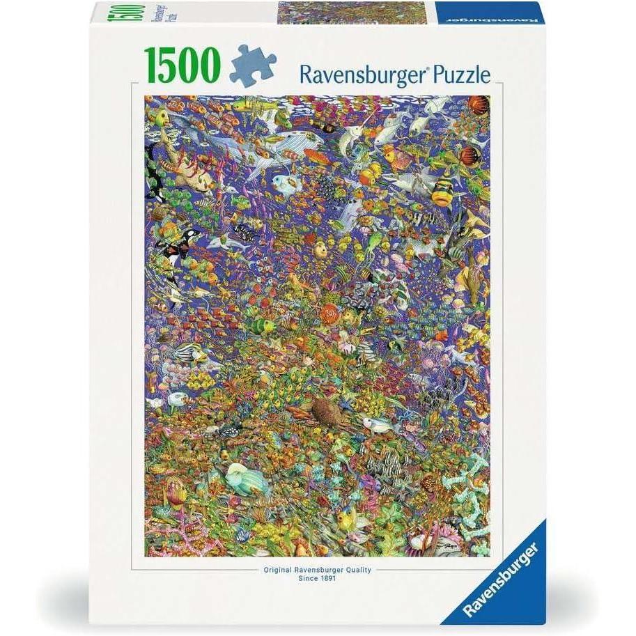 image:imageRavensburger Shoal 1500 Piece Jigsaw Puzzle for Adults 17264 Every Piece is Unique Softclick Technology Means Pieces Fit Together PerfectlyNew Packaging