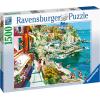 Ravensburger Romance in Cinque Terre 1500 Piece Jigsaw Puzzle for Adults – 16953 – Every Piece is Unique, Softclick Technology Means Pieces Fit Together Perfectly(Original Packaging)