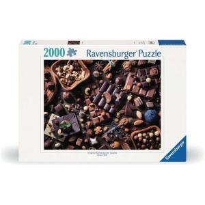 Ravensburger Chocolate Paradise Jigsaw Puzzle – 2000 Pieces | Unique Softclick Technology | Vibrant, Glare-Free Imagery | Ideal for Adults & Puzzle Enthusiasts