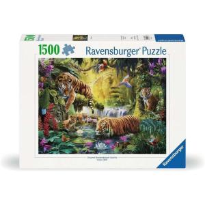 Ravensburger Tranquil Tigers 1500 Piece Jigsaw Puzzle for Adults – 12000696 – Handcrafted Tooling, Made in Germany, Every Piece Fits Together Perfectly(New Packaging)