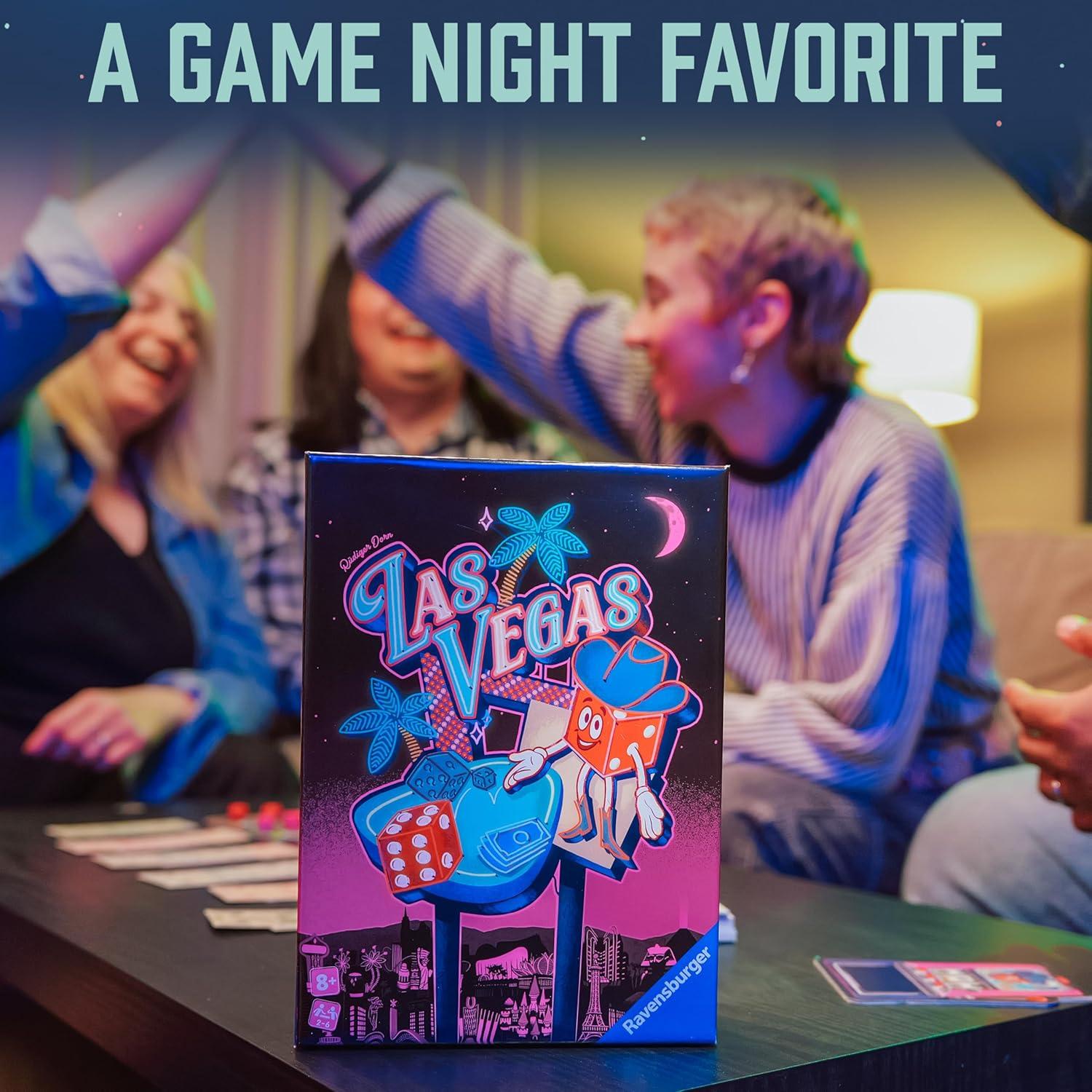 image:imageRavensburger Las Vegas Board Game DiceRolling Casino Strategy Game for 26 Players Interactive Push Your Luck Fun for Ages 8