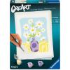 Ravensburger CreArt Daisies Paint‑by‑Number Kit for Adults – Complete Premium Set with 10 Acrylic Paints, Brushes & Gloss Varnish – Relaxing Creative Hobby – Ages 12+