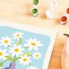 Ravensburger CreArt Daisies Paint‑by‑Number Kit for Adults – Complete Premium Set with 10 Acrylic Paints, Brushes & Gloss Varnish – Relaxing Creative Hobby – Ages 12+