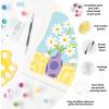 Ravensburger CreArt Daisies Paint‑by‑Number Kit for Adults – Complete Premium Set with 10 Acrylic Paints, Brushes & Gloss Varnish – Relaxing Creative Hobby – Ages 12+