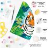 Ravensburger CreArt Wild Tiger Paint‑by‑Number Kit for Adults – Complete Premium Set with 15 Acrylic Paints, Brushes & Gloss Varnish – Relaxing Creative Hobby – Ages 12+