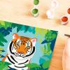 Ravensburger CreArt Wild Tiger Paint‑by‑Number Kit for Adults – Complete Premium Set with 15 Acrylic Paints, Brushes & Gloss Varnish – Relaxing Creative Hobby – Ages 12+