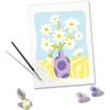 Ravensburger CreArt Daisies Paint‑by‑Number Kit for Adults – Complete Premium Set with 10 Acrylic Paints, Brushes & Gloss Varnish – Relaxing Creative Hobby – Ages 12+
