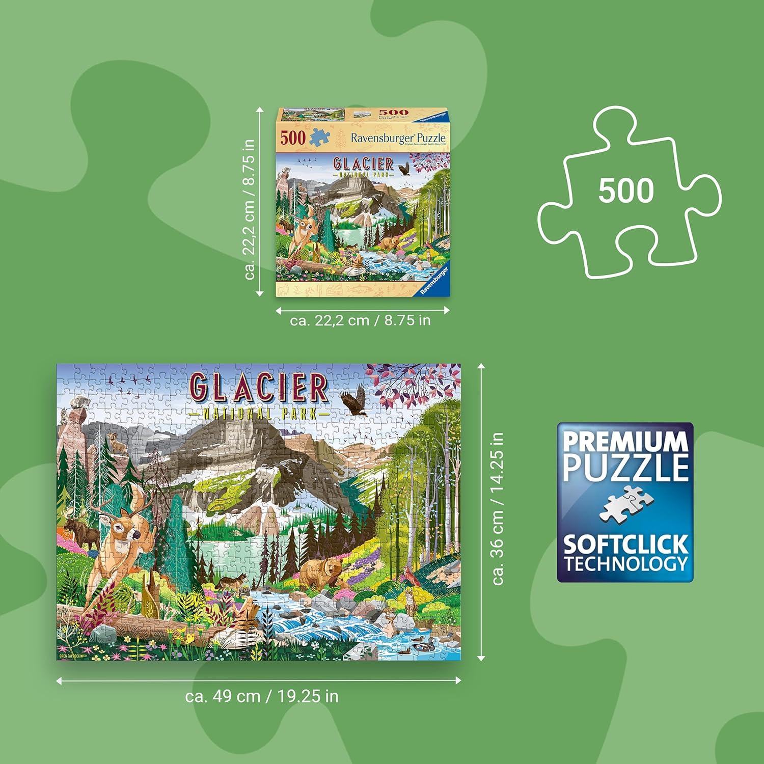image:imageRavensburger Glacier National Park 500 Piece Puzzle for Adults