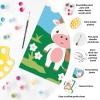 Ravensburger CreArt Cute Cow Paint‑by‑Number Kit – Complete Set with Brushes & 6 Water‑Based Paints – Color‑Coded Outlines – Ages 7+