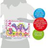 Ravensburger CreArt Junior Pink Dinosaurs Paint‑by‑Number Kit – Complete Set with Brushes & 5 Water‑Based Paints – Color‑Coded Outlines – Ages 5‑7