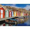 Ravensburger Feel Well & Puzzle: Colorful Houses in Sweden 100 Piece Puzzle for Adults