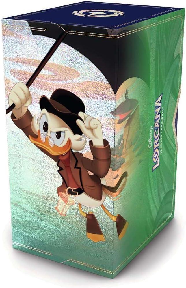 image:imageRavensburger Disney Lorcana TCG Scrooge McDuck Gift Box Glimmer Foil Promo Card 5 Assorted Booster Packs Storage Box and Dividers Trading Card Game amp Disney Collectible Ages 8
