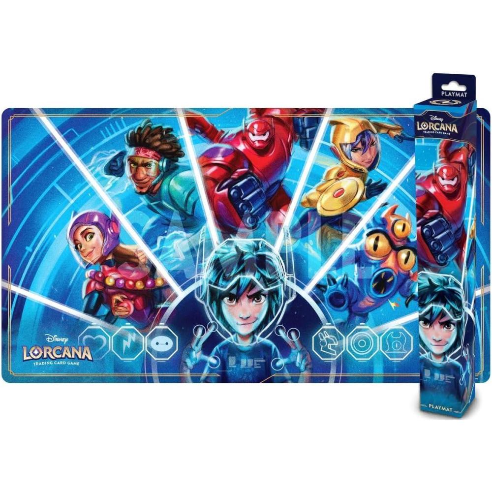 image:imageRavensburger Disney Lorcana TCG Archazias Island Playmat Featuring Big Hero 6 We Could Be Immortals Protects Cards Versatile Game Desk or Mouse Pad Durable NonSlip Surface Ages 8