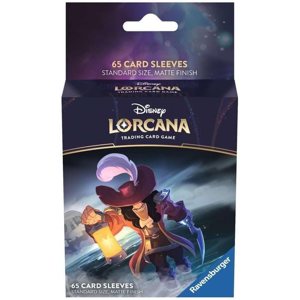 image:imageRavensburger Disney Lorcana TCG Card Sleeves Featuring Captain Hook  Forceful Duelist by Marcel Berg  65 Protective Sleeves for TCG Decks  Ages 8