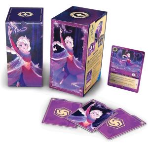 Ravensburger Disney Lorcana TCG: Elsa Gift Box – 5 Booster Packs, The Fifth Spirit Promo Card & Storage Box for 252 Cards | Trading Card Game & Disney Collectible | Ages 8+