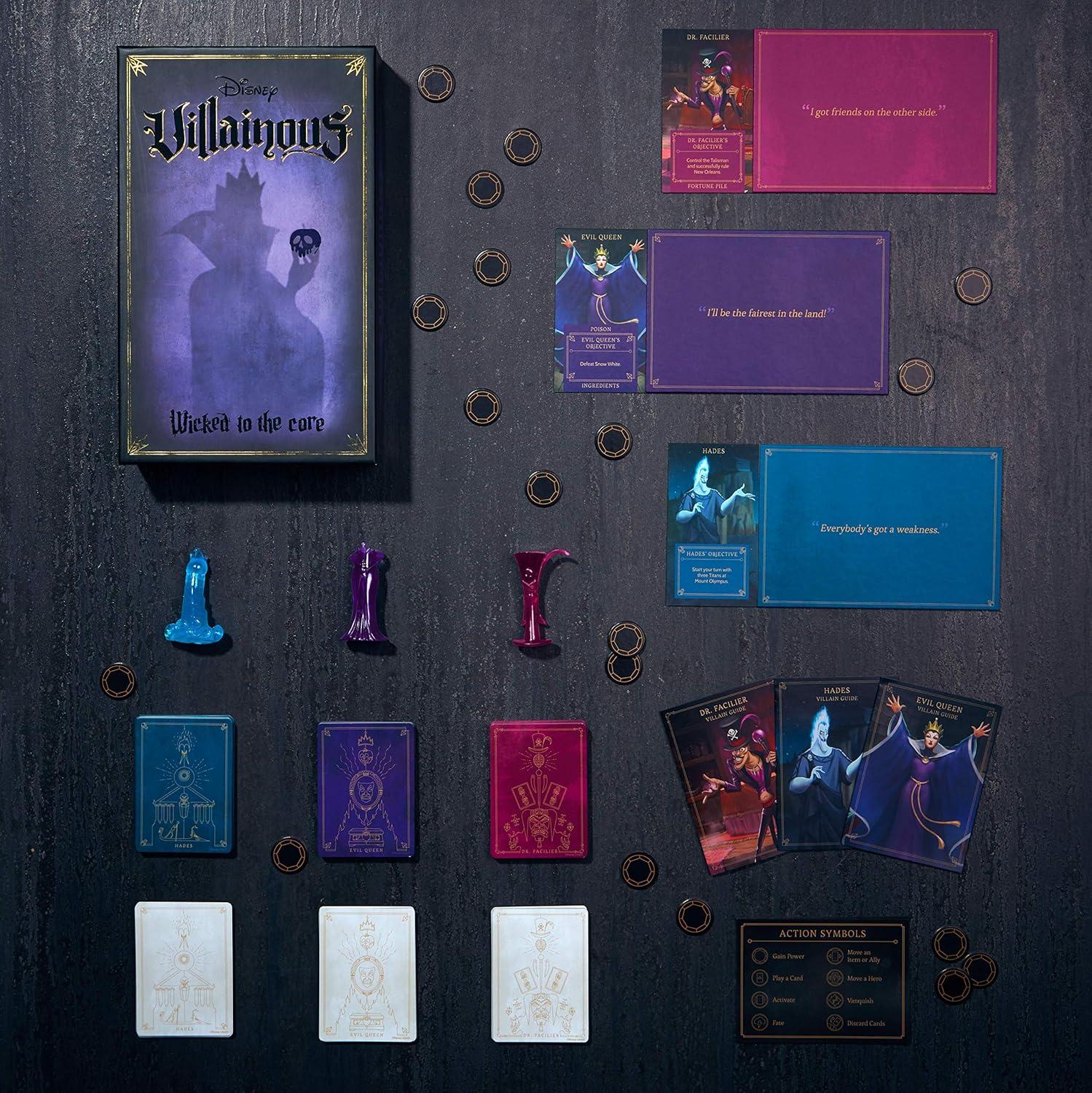 image:imageRavensburger Disney Villainous Wicked to The Core Strategy Board Game for Kids amp Adults Age 10 Years Up Can Be Played as a StandAlone or ExpansionWicked to the Core