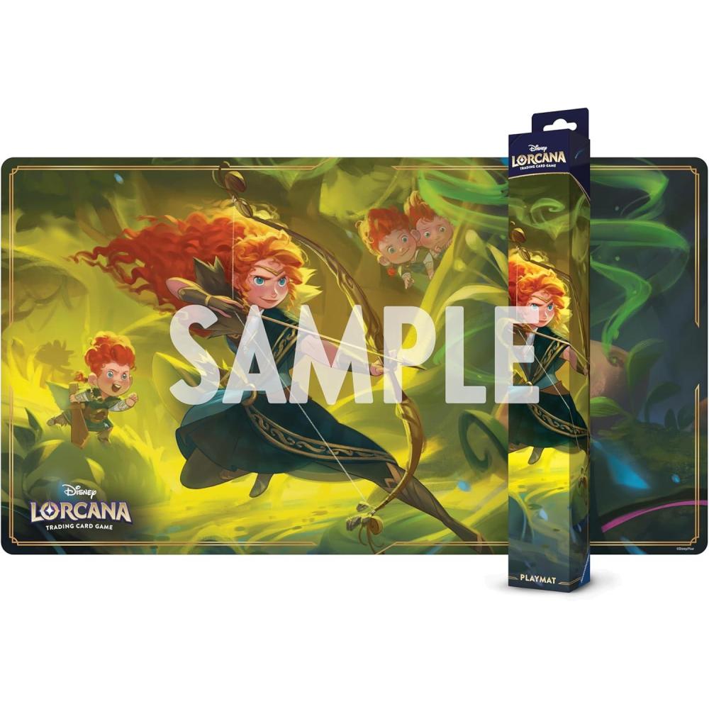 image:imageRavensburger Disney Lorcana TCG Playmat Featuring Merida Gifted Archer Protects Cards Versatile Game Desk or Mouse Pad Suitable for Ages 8