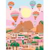 Ravensburger CreArt Cappadocia Canvas Paint‑by‑Number Kit for Adults – Complete Premium Set with 18 Acrylic Paints, Brushes & Gloss Varnish – Relaxing Creative Hobby – Ages 12+