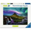 Ravensburger Aurora Over Kirkjufell 1000 Piece Jigsaw Puzzle – Northern Lights Iceland Landscape, Immersive Challenge for Adults & Teens