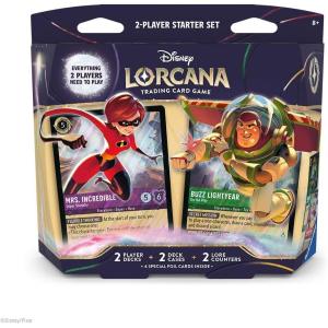 Ravensburger Disney Lorcana TCG 2-Player Starter Deck – Ideal for Ages 8+ – Engaging Gameplay – Over 200 Original Disney Artworks