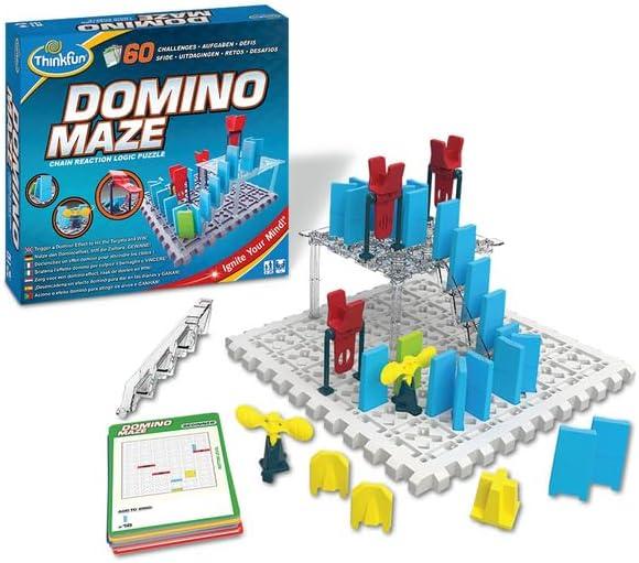 image:imageThinkFun Domino Maze STEM Toy and Logic Game for Boys and Girls Age 8 and Up Combines The Fun of Dominos with The Challenge of a Puzzle