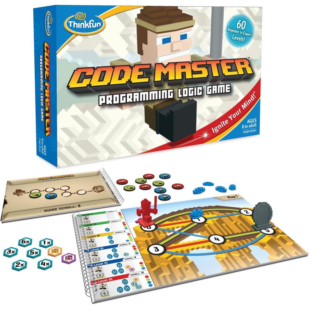 image:imageThinkFun Code Master Programming Logic Game and STEM Toy Teaches Programming Skills Through Fun Gameplay