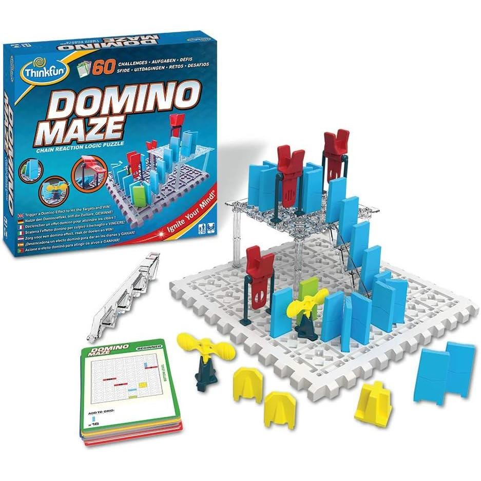 image:imageThinkFun Domino Maze STEM Toy and Logic Game for Boys and Girls Age 8 and Up Combines The Fun of Dominos with The Challenge of a Puzzle