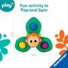 Ravensburger Play+ Spin & Pop – Orangutan | Fidget Spinner Toy | Engages Fine Motor & Tactile Exploration