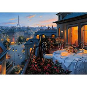 Ravensburger Paris Balcony Jigsaw Puzzle – 1000 Unique Pieces | Premium Quality Material | Softclick Technology Ideal Gift for Puzzle Enthusiasts(New Packaging)