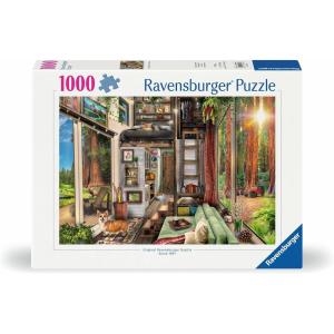 Ravensburger Redwood Forest Tiny House 1000 Piece Jigsaw Puzzle | Engaging Imagery | Perfect Interlocking Fit | Sustainable Materials | Ideal for Ages 14+(New Packaging)