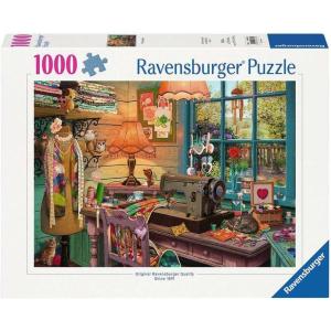 Ravensburger The Sewing Shed 1000 Piece Jigsaw Puzzle for Adults – 12000334 – Handcrafted Tooling, Made in Germany, Every Piece Fits Together Perfectly(New Packaging)