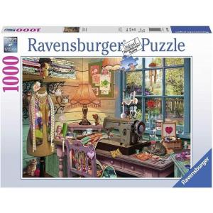 Ravensburger The Sewing Shed 1000 Piece Jigsaw Puzzle for Adults – 12000334 – Handcrafted Tooling, Made in Germany, Every Piece Fits Together Perfectly(Original Packaging)
